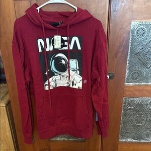 Hyper Space Maroon Red Hoodie Size Small. Unisex Ret $54.95. Gift Idea!